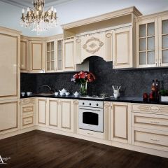 Кухонный гарнитур Верона (крем) модульная в Нефтекамске - neftekamsk.mebel24.online | фото