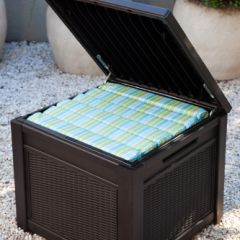 Квадратный сундук Cube Rattan 208 л в Нефтекамске - neftekamsk.mebel24.online | фото 2