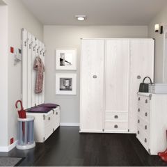 Модульная прихожая Индиана (сосна каньон) в Нефтекамске - neftekamsk.mebel24.online | фото