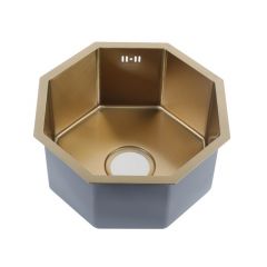 Мойка D400G Octavia MELANA Profline 1,2/200 ЗОЛОТО врезная фигурная D400G в Нефтекамске - neftekamsk.mebel24.online | фото