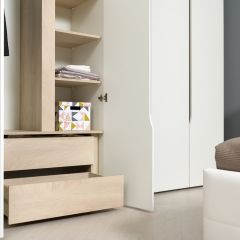Муссон Шкаф двухстворчатый 13.198 в Нефтекамске - neftekamsk.mebel24.online | фото 3