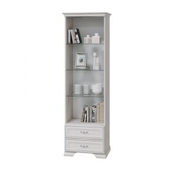 НИКОЛЬ Шкаф-витрина с 1 ст.дв. и 2 ящика в Нефтекамске - neftekamsk.mebel24.online | фото 2