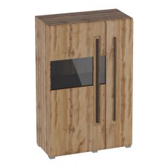 НИЦЦА Гостиная Шкаф-витрина 2 дв в Нефтекамске - neftekamsk.mebel24.online | фото