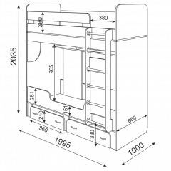 Подростковая ОСТИН (модульная) в Нефтекамске - neftekamsk.mebel24.online | фото 67