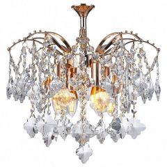Подвесная люстра Natali Kovaltseva Morgana MORGANA 81426/4C GOLD в Нефтекамске - neftekamsk.mebel24.online | фото