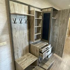 АМЕЛИ Прихожая (Дуб Юкон/Бетон темный) в Нефтекамске - neftekamsk.mebel24.online | фото 3