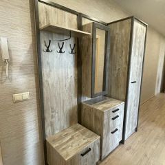 АМЕЛИ Прихожая (Дуб Юкон/Бетон темный) в Нефтекамске - neftekamsk.mebel24.online | фото 4