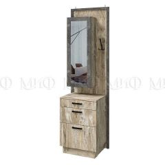 АМЕЛИ Прихожая (Дуб Юкон/Бетон темный) в Нефтекамске - neftekamsk.mebel24.online | фото 5