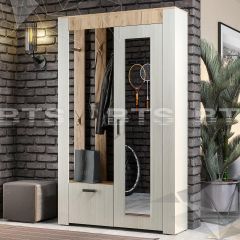 Прихожая Франк (Крафт/Ясень белый) в Нефтекамске - neftekamsk.mebel24.online | фото 2