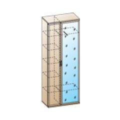 Прихожая Карина композиция 1 (Снежный ясень) в Нефтекамске - neftekamsk.mebel24.online | фото 2
