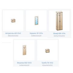 Прихожая Карина композиция 7 (Снежный ясень) в Нефтекамске - neftekamsk.mebel24.online | фото 3