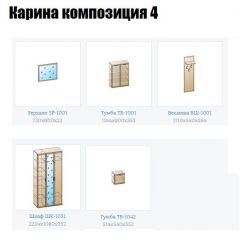 Прихожая Карина (модульная) в Нефтекамске - neftekamsk.mebel24.online | фото 10