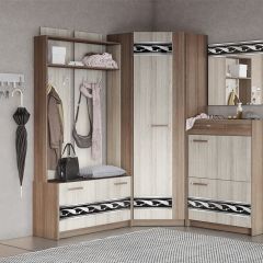 Прихожая Марица Модульная (ЯШ темный/ светлый) в Нефтекамске - neftekamsk.mebel24.online | фото 2