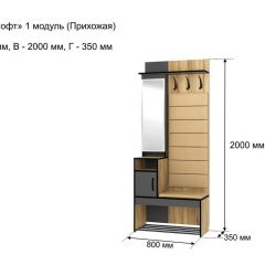 ОЛЬГА-ЛОФТ 1 Прихожая в Нефтекамске - neftekamsk.mebel24.online | фото 4