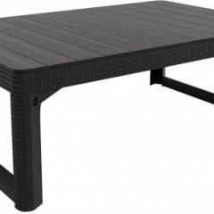 Раскладной стол Лион с регулируемой высотой столешницы (Lyon rattan table) графит (h400/650) в Нефтекамске - neftekamsk.mebel24.online | фото 2