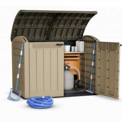 Садовый шкаф Стор ит Аут Ультра (STORE IT OUT ULTRA 2000 L) 2000 л, бежевый в Нефтекамске - neftekamsk.mebel24.online | фото 5