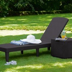 Шезлонг Джайпур (Jaipur Sun lounger) виски-коричневый в Нефтекамске - neftekamsk.mebel24.online | фото 2