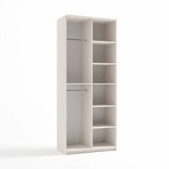 Шкаф 2-х створчатый Дуэт Люкс с зеркалом в Нефтекамске - neftekamsk.mebel24.online | фото 7