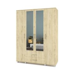 ЕВА Шкаф 4-х дверный Е43 в Нефтекамске - neftekamsk.mebel24.online | фото 5