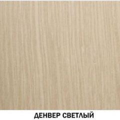 Шкаф для одежды №609 "Инна" Денвер светлый (*без полок) в Нефтекамске - neftekamsk.mebel24.online | фото 2