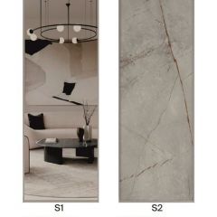 Шкаф-купе 1300 серии SILVER S1+S1+B2+PL2 (2 ящика+1 штанга+1 полка) профиль «Серебро» в Нефтекамске - neftekamsk.mebel24.online | фото 7