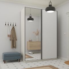 Шкаф-купе 1400 серии SOFT D1+D3+B2+PL1 (2 ящика+1штанга) профиль «Графит» в Нефтекамске - neftekamsk.mebel24.online | фото 4