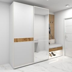 Шкаф-купе 1400 серии SOFT D6+D4+B2+PL2 (2 ящика+1штанга+1 полка) профиль «Капучино» в Нефтекамске - neftekamsk.mebel24.online | фото 4
