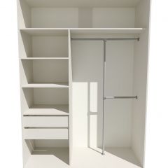Шкаф-купе 1400 серии SOFT D8+D2+B2+PL4 (2 ящика+F обр.штанга) профиль «Графит» в Нефтекамске - neftekamsk.mebel24.online | фото 2