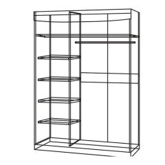 Шкаф-купе 1600 без зеркала "Мария-Луиза 6.16" в Нефтекамске - neftekamsk.mebel24.online | фото 4