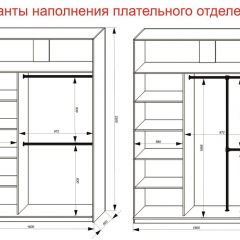Шкаф-купе 1600 серии SOFT D6+D4+B2+PL2 (2 ящика+1штанга+1 полка) профиль «Капучино» в Нефтекамске - neftekamsk.mebel24.online | фото 9