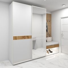 Шкаф-купе 1600 серии SOFT D6+D4+B2+PL2 (2 ящика+1штанга+1 полка) профиль «Капучино» в Нефтекамске - neftekamsk.mebel24.online | фото 5