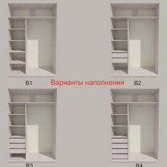 Шкаф-купе 1700 серии SILVER S4+S3Z+B2+PL1 (2 ящика+1 штанга) профиль «Серебро» в Нефтекамске - neftekamsk.mebel24.online | фото 5