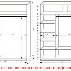 Шкаф-купе 1800 серии SOFT D6+D4+B2+PL2 (2 ящика+1штанга+1 полка) профиль «Капучино» в Нефтекамске - neftekamsk.mebel24.online | фото 8