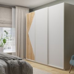 Шкаф-купе 2100 серии SOFT D7+D3+D3+B22+PL4 (по 2 ящика лев/прав+2штанги) профиль «Капучино» в Нефтекамске - neftekamsk.mebel24.online | фото 5