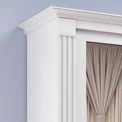Шкаф-купе 2150 серии NEW CLASSIC K1+K1+K1+B22+PL4 (по 2 ящика лев/прав+F обр.штанга) профиль «Капучино» в Нефтекамске - neftekamsk.mebel24.online | фото 4