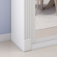 Шкаф-купе 2150 серии NEW CLASSIC K1+K1+K1+B22+PL4 (по 2 ящика лев/прав+F обр.штанга) профиль «Капучино» в Нефтекамске - neftekamsk.mebel24.online | фото 5