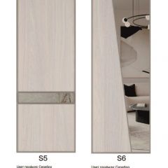 Шкаф-купе 2250 серии SILVER S5+S5+S5 B22+PL4 (по 2 ящика лев/прав+F обр.штанга) профиль «Серебро» в Нефтекамске - neftekamsk.mebel24.online | фото 14