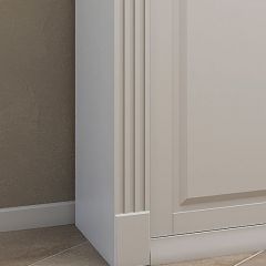 Шкаф-купе 2450 серии NEW CLASSIC K4+K4+K4+B22+PL4 (по 2 ящика лев/прав+F обр.штанга) профиль «Капучино» в Нефтекамске - neftekamsk.mebel24.online | фото 5