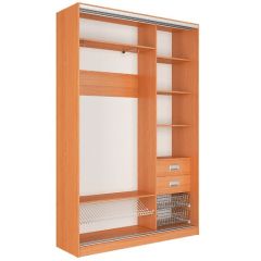 Шкаф-купе Джонни 1500 вариант 2 (Зеркало/Зеркало) в Нефтекамске - neftekamsk.mebel24.online | фото 3
