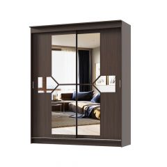 Шкаф-купе Фаворит 1.5 серия Альянс (Венге) в Нефтекамске - neftekamsk.mebel24.online | фото