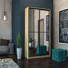 Шкаф-купе Лофт 1200 Шк12-47 (Дуб Сонома) в Нефтекамске - neftekamsk.mebel24.online | фото 8