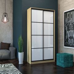 Шкаф-купе Лофт 1200 Шк12-47 (Дуб Сонома) в Нефтекамске - neftekamsk.mebel24.online | фото 12