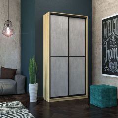 Шкаф-купе Лофт 1200 Шк12-47 (Дуб Сонома) в Нефтекамске - neftekamsk.mebel24.online | фото 13