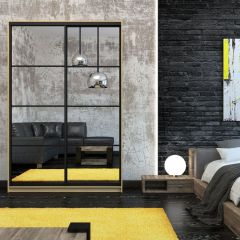 Шкаф-купе Лофт 1600 Шк16-60 (Дуб Сонома) в Нефтекамске - neftekamsk.mebel24.online | фото 9