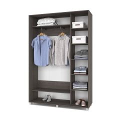 РОЛАНД Шкаф-купе Анкор темный (450*1500) Р451 в Нефтекамске - neftekamsk.mebel24.online | фото 2
