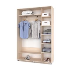 РОЛАНД Шкаф-купе Млечный дуб (450*1500) Р451 в Нефтекамске - neftekamsk.mebel24.online | фото 3