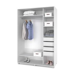 РОЛАНД Шкаф-купе с зеркалом Анкор светлый (600*1200) Р622 в Нефтекамске - neftekamsk.mebel24.online | фото 4