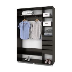 РОЛАНД Шкаф-купе с зеркалом Венге (450*1500) Р452 в Нефтекамске - neftekamsk.mebel24.online | фото 5