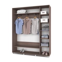РОЛАНД Шкаф-купе Шимо темный (450*1800) Р481 в Нефтекамске - neftekamsk.mebel24.online | фото 2