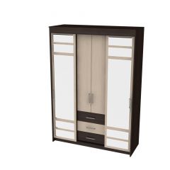 Шкаф-купе комби Юнона (1600) в Нефтекамске - neftekamsk.mebel24.online | фото